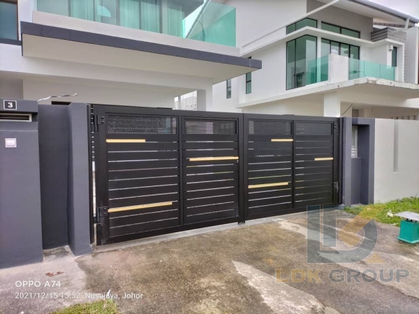 FULL ALLUMINUAM TRACKLESS E SERIAL LDK ALUMINUM GATE Johor Bahru (JB), Malaysia, Kulai Supplier, Manufacturer, Supply, Supplies | LDK Stainless Steel Sdn Bhd