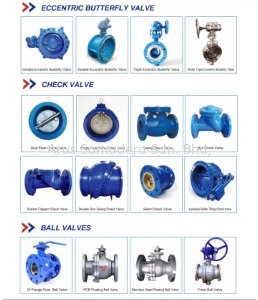 BUTTERFLY AND CHECK VALVE VALVE Malaysia, Perak Supplier, Suppliers, Supply, Supplies | Arus Samudera Sdn Bhd