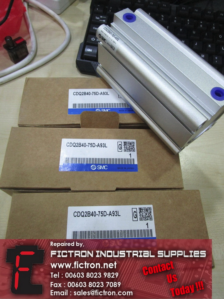 CDQ2B40-75D-A93L CDQ2B4075DA93L SMC Pneumatic Cylinder Supply Malaysia Singapore Indonesia USA Thailand
