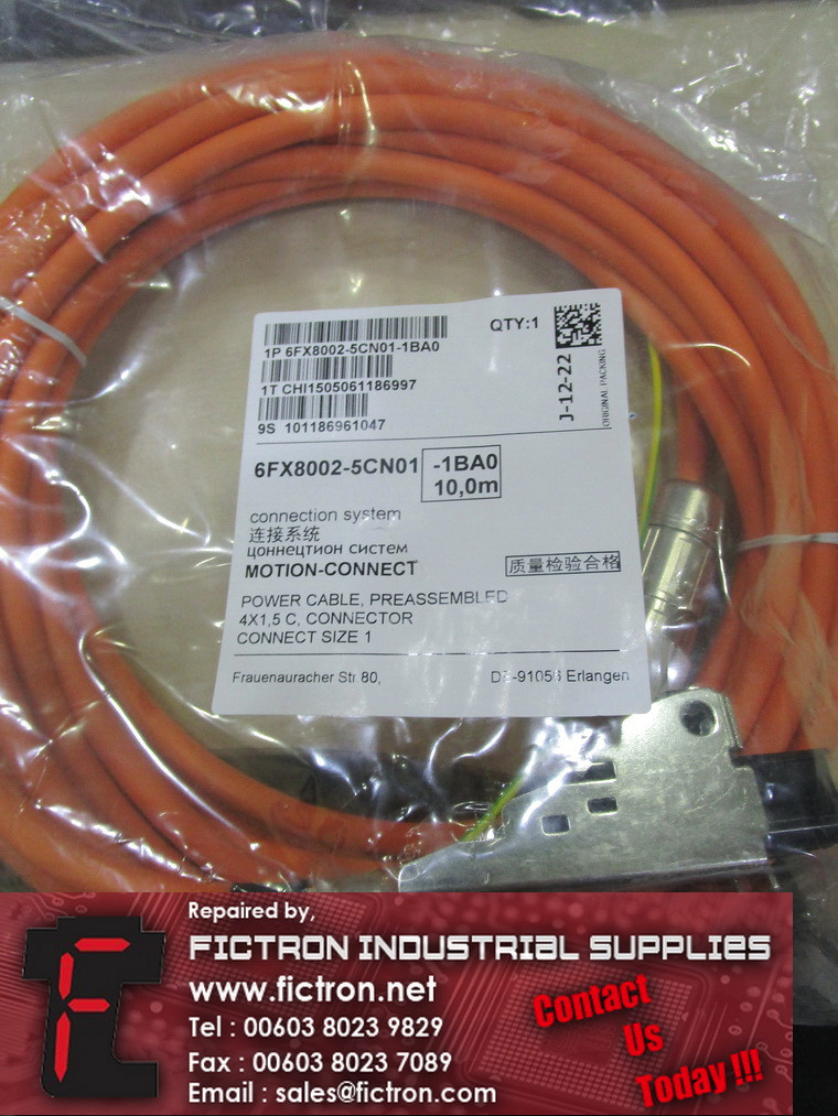 6FX8002-5CN01-1BA0 6FX80025CN011BA0 SIEMENS Power Cable Supply Malaysia Singapore Indonesia USA Thailand