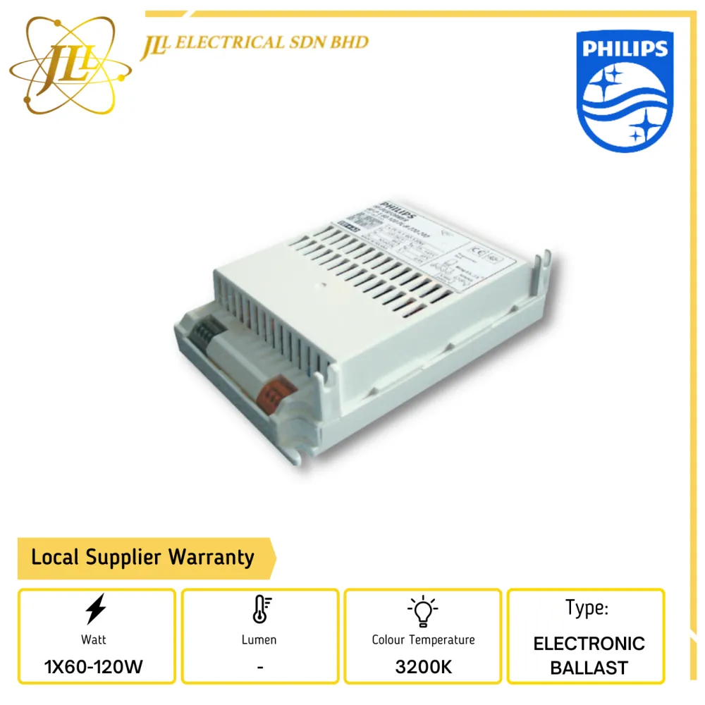 PHILIPS HF-P 1X60-120W PLH TUV 220-240V ELECTRONIC BALLAST DRIVER