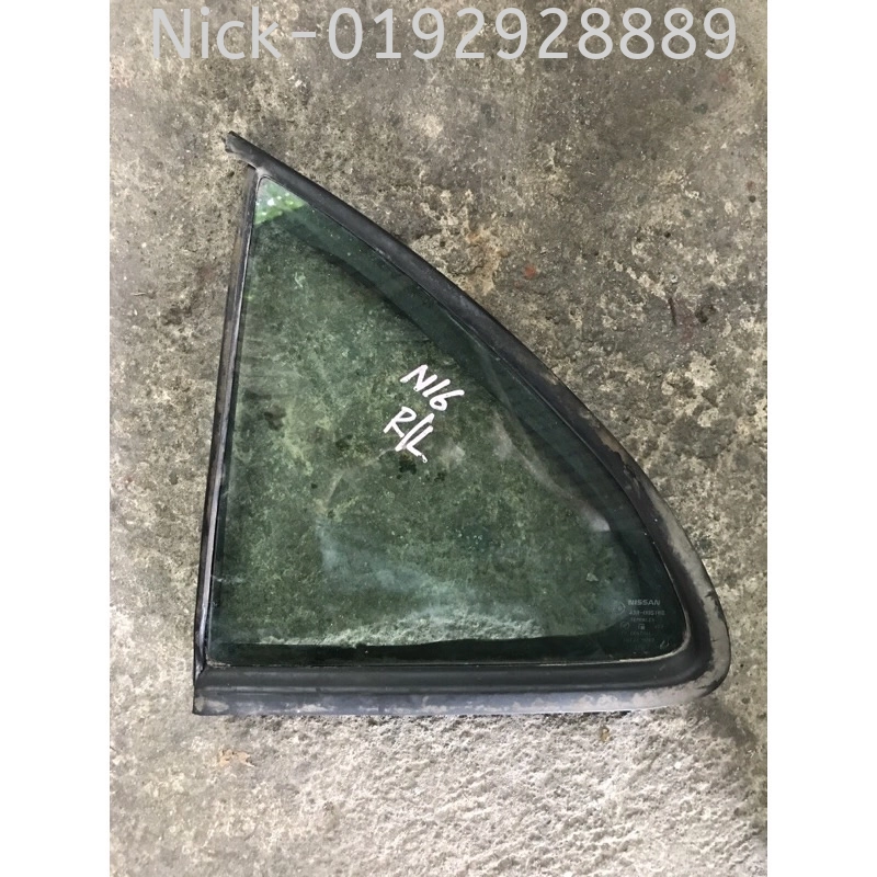 NISSAN SENTRA N16 REAR TRIANGLE GLASS ( RLH )