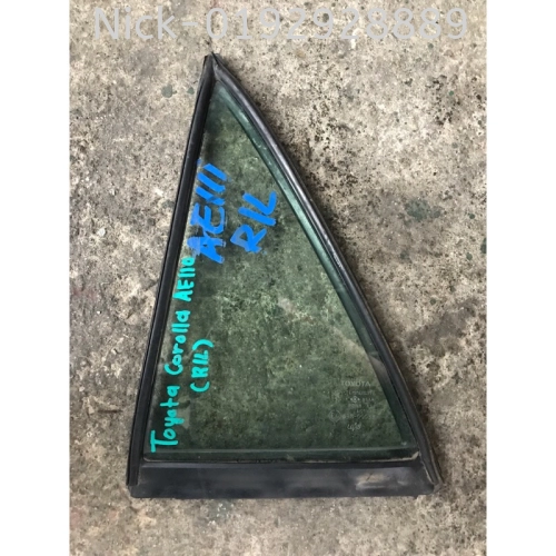 TOYOTA COROLLA AE110 REAR TRIANGLE GLASS ( RLH )