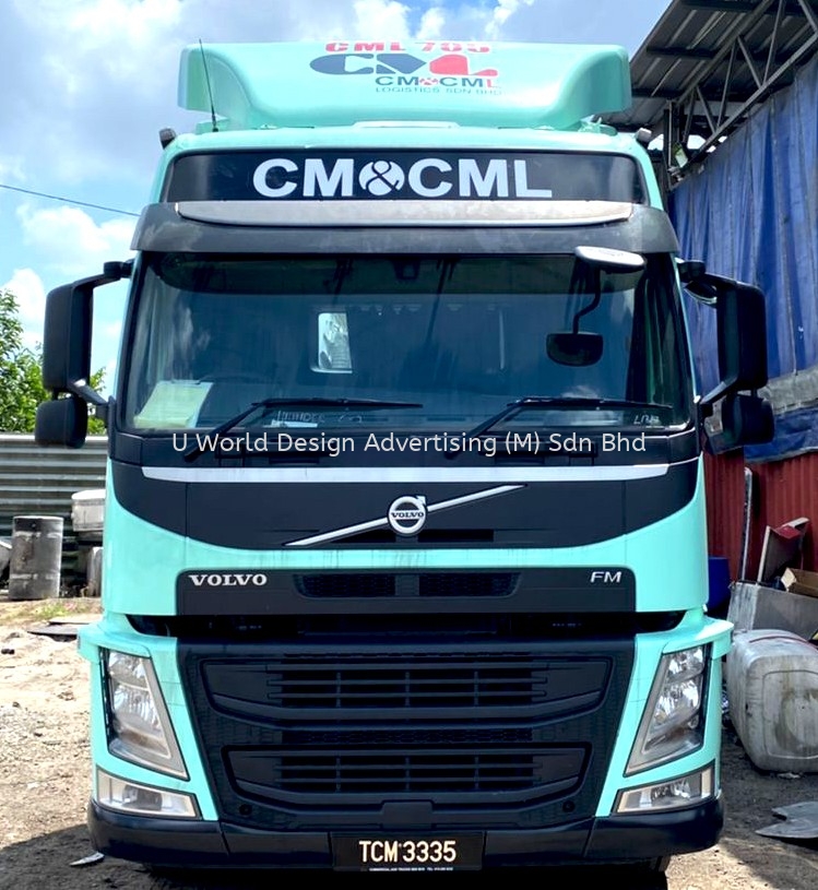 CM & CML HAULAGE CODE STICKER AT KLANG, SELANGOR LORRY HAULAGE STICKER ...