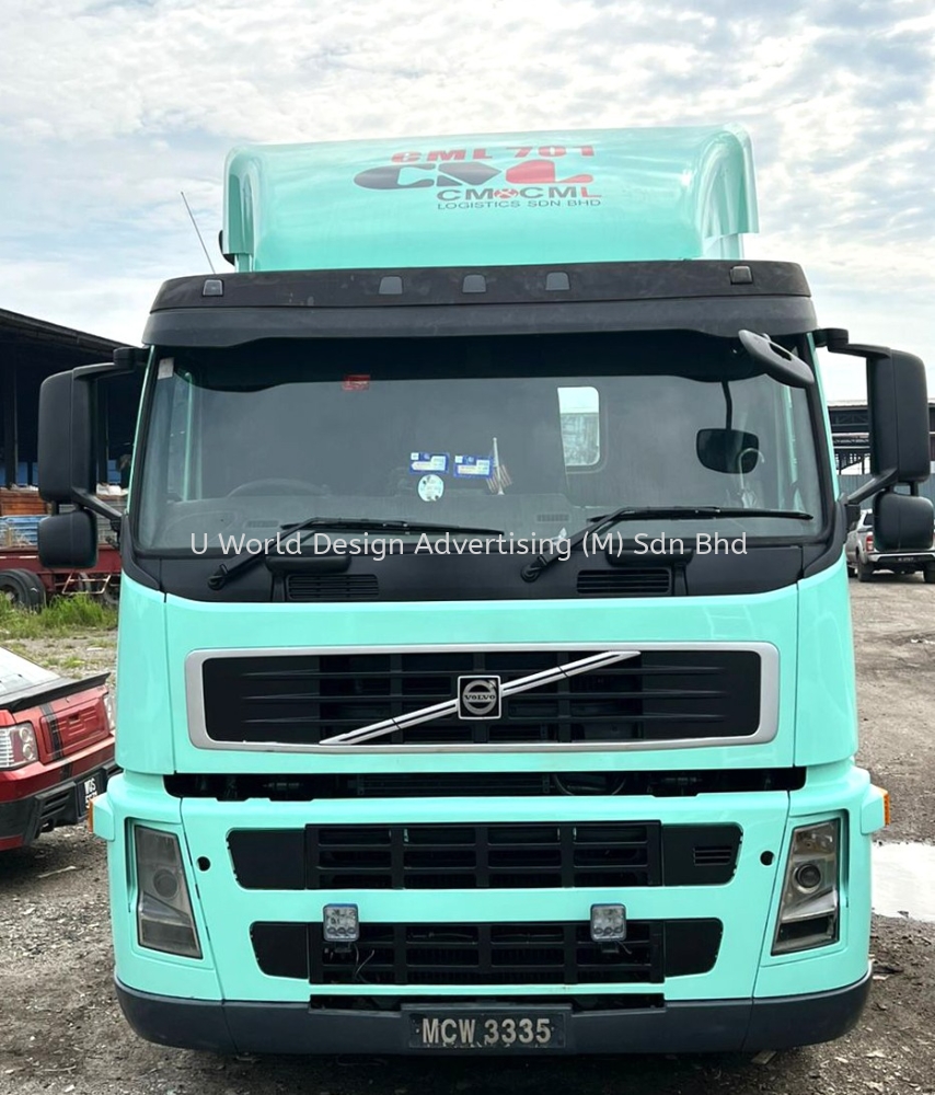 CM & CML HAULAGE CODE STICKER AT KLANG, SELANGOR LORRY HAULAGE STICKER ...