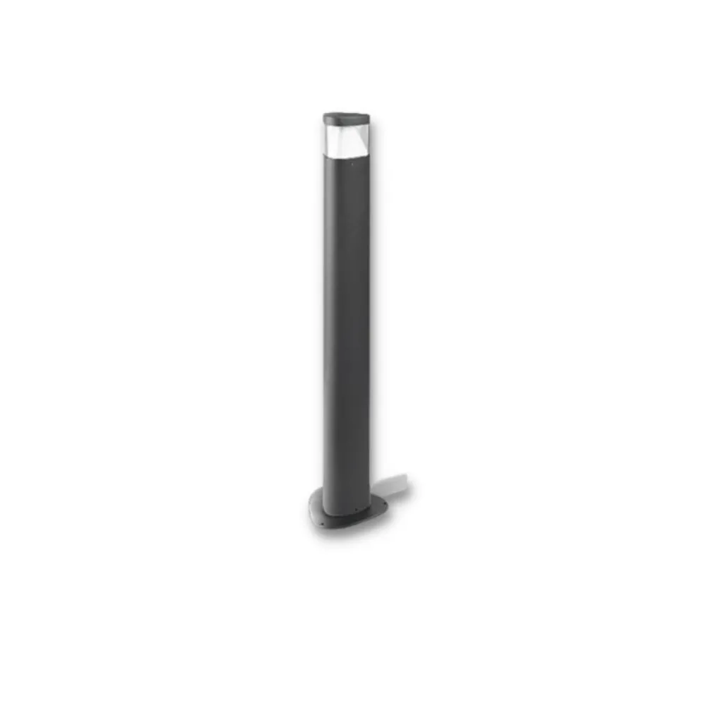 DESS GLESP-GL13703 7W IP54 3000K WARM WHITE DARK GREY OUTDOOR BOLLARD LIGHT