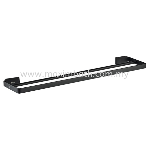 AR-8124D-MB Towel Bar / Towel Rack Bathroom Accessories Bathroom Collection Puchong, Selangor, Kuala Lumpur (KL), Malaysia Supplier, Suppliers, Supplies, Supply | Maxim Bath & Kitchen Gallery Sdn Bhd