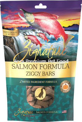 ZIGNATURE SALMON FORMULA BISCUIT TREATS FOR DOGS 