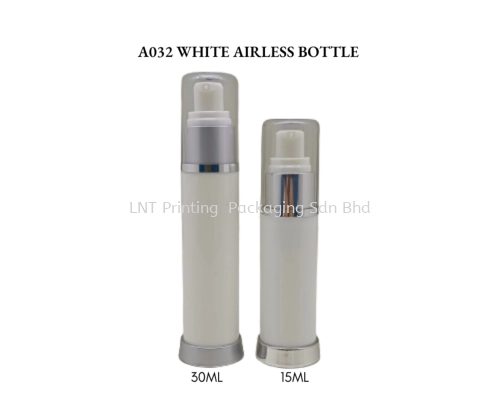 A032 WHITE AIRLESS BOTTLE