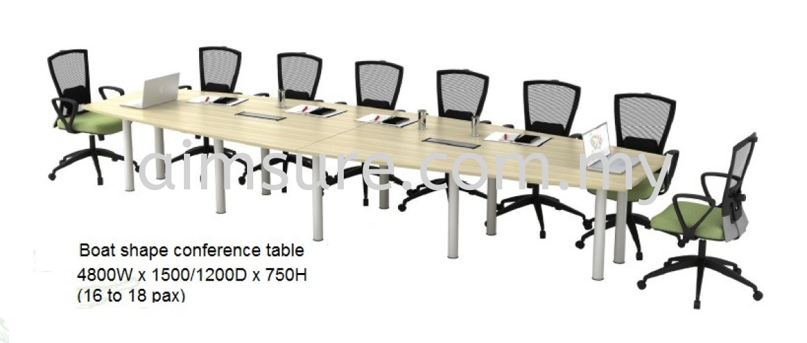 Boat shape conference table AIM4815B