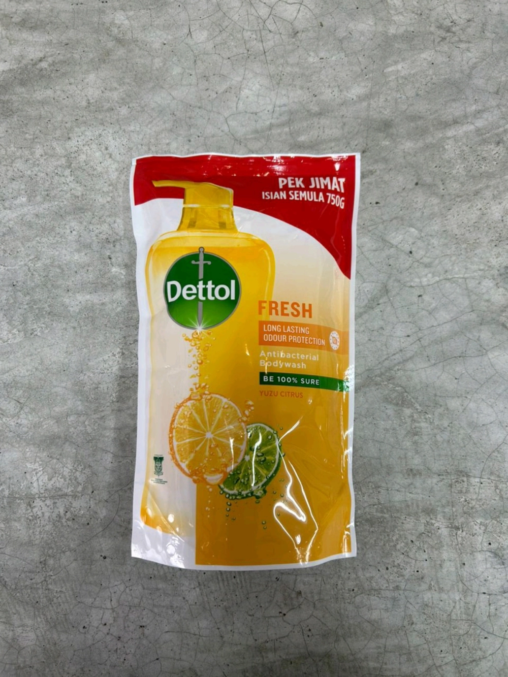 Dettol Fresh Yuzu Citrus Antibacterial Gel Bodywash 750g