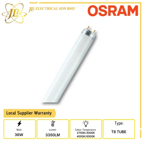 OSRAM Lumilux Natura L36W 3350LM G13 4FEET T8 TUBE [2700K/3000K/4000K/6500K]