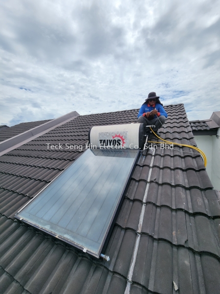 The Gulf, Ipoh SERVICE & MAINTENANCE CHECKING LEAKING OF SOLAR STORAGE TANK AND PANELS Perak, Malaysia, Ipoh Supplier, Suppliers, Supply, Supplies | Teck Seng Hin Electric Co. Sdn Bhd
