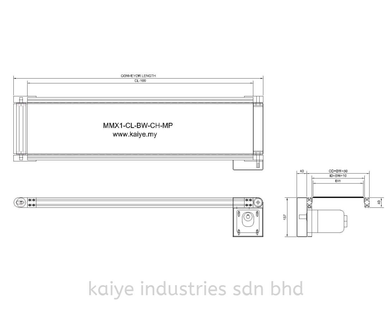 MMX1 Belt Conveyor