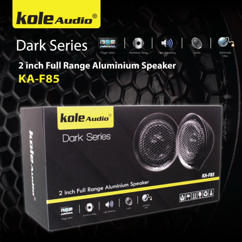 Kole Audio Dark Series 2 inch Full Range Speaker  - KA-F85