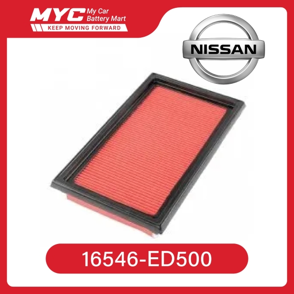 NISSAN AIR FILTER 16546-ED500 NISSAN Air Filter Car Filter Selangor, Malaysia, Kuala Lumpur (KL), Seri Kembangan Service | MYC Auto Supply & Services Sdn Bhd