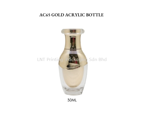 G165 GOLD ACRYLIC BOTTLE 