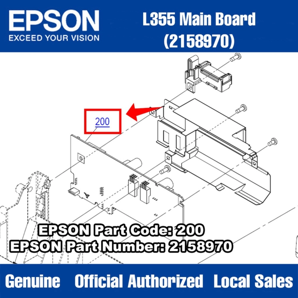 2158970 / 2155277 Printer MainBoard Main Board MotherBoard for EPSON L355 Printer