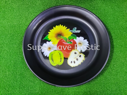 JT4668/BLF 500MM ROUND TRAY(BLACK)