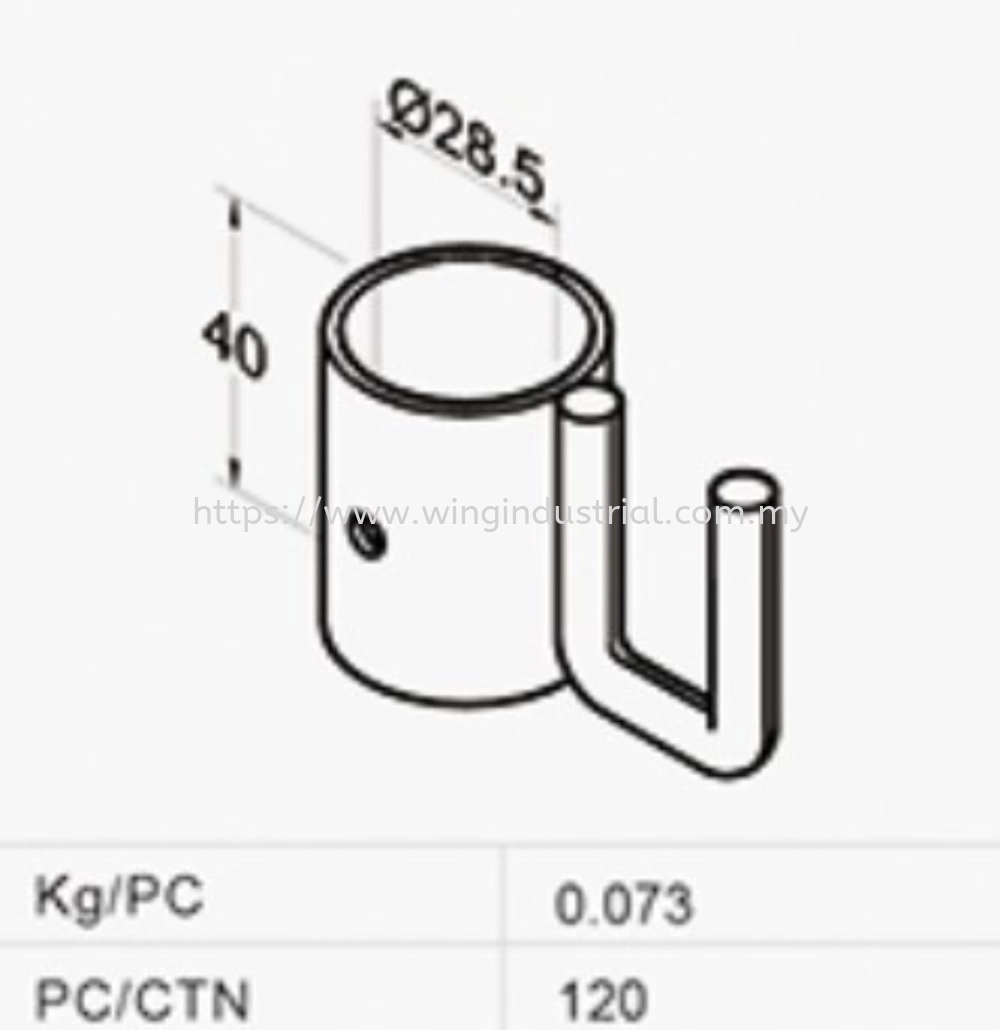 Open Sleeve Hanger (F-25B)