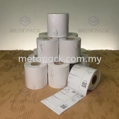 A6 Thermal Shipping Label Sticker 350pcs Roll 10cm x 15cm