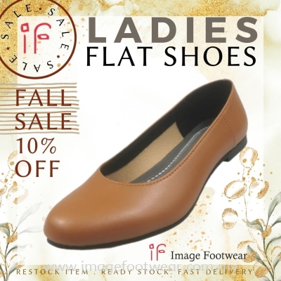 Women 1 inch Heel Shoes- TF-0231 ALMOND Colour