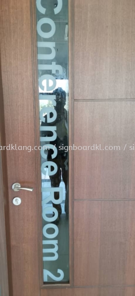 door glass die cut sticker Stiker Kaca Klang, Malaysia Supplier, Supply, Manufacturer | Great Sign Advertising (M) Sdn Bhd