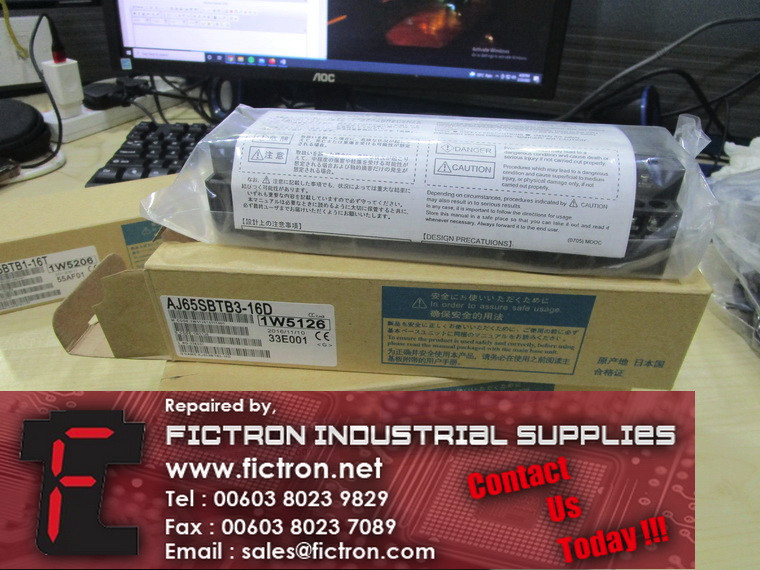AJ65SBTB3-16D AJ65SBTB316D MITSUBISHI ELECTRIC PLC Digital Input Module Supply Repair Malaysia Singapore Indonesia USA Thailand