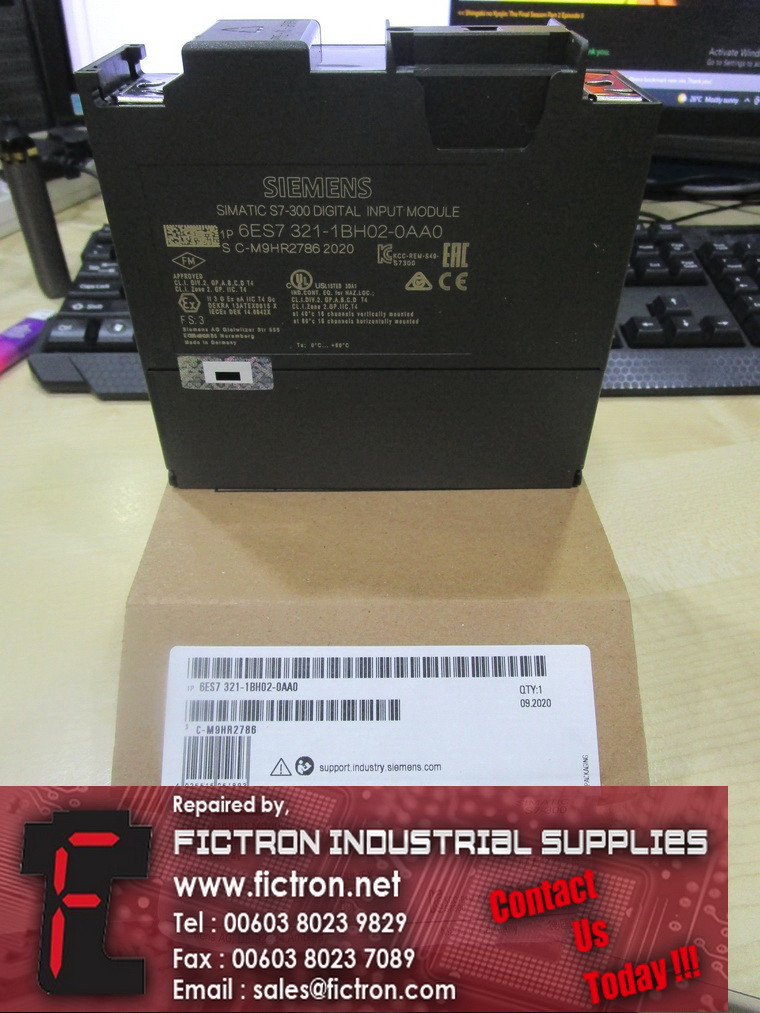 6ES7 321-1BH02-0AA0 6ES73211BH020AA0 SIEMENS PLC Digital Input Module Supply Repair Malaysia Singapore Indonesia USA Thailand