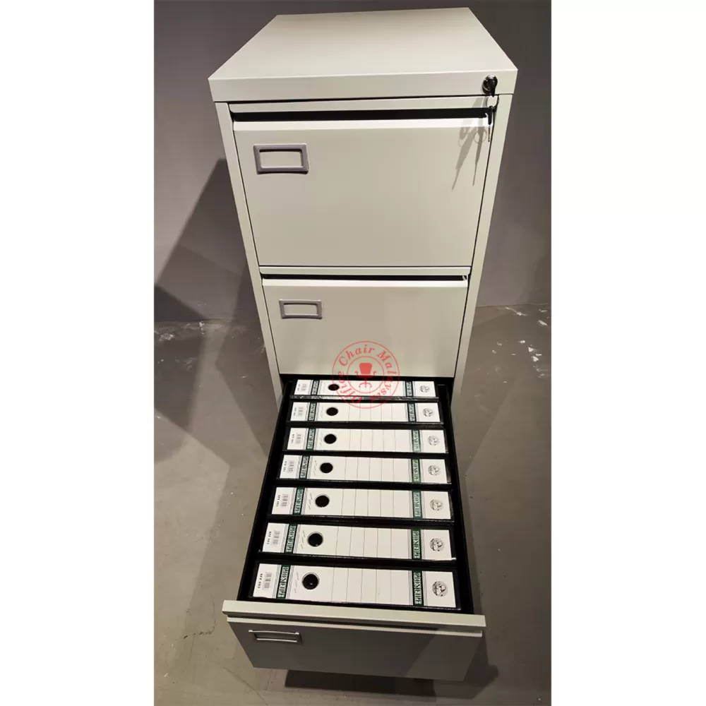 [Anti Tilt] Steel Filing Cabinet 4 Drawers | Office Cabinet | Metal Cabinet | Almari Besi