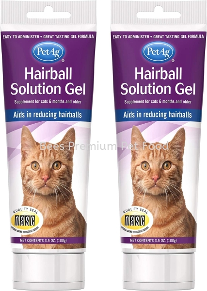 PetAg Hairball Solution Gel Supplement for Cat (100G) Supplement Selangor, Malaysia, Kuala Lumpur (KL), Petaling Jaya (PJ) Supplier, Suppliers, Supply, Supplies | Bees Premium Pet Food Enterprise