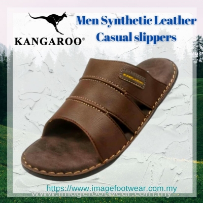 KANGAROO MEN SANDAL-KM-3858-BROWN Colour