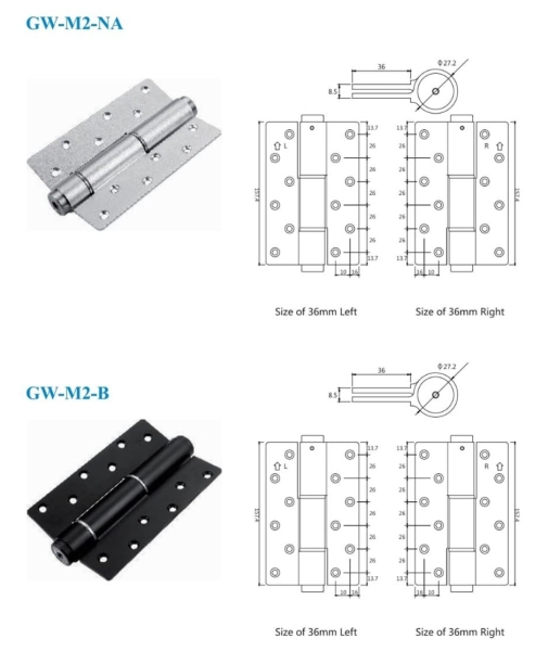 Hydraulic Hinge Swing Door Hinge Aluminium Hardware & Accessories Kuala Lumpur (KL), Malaysia, Selangor, Damansara Supplier, Suppliers, Supply, Supplies | Ebcotech Machinery Sdn Bhd