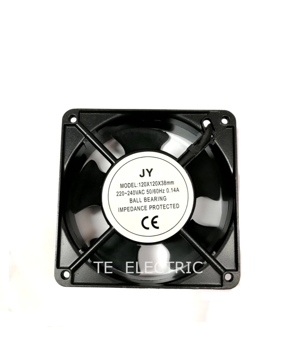 JY 4" 240V VIDEO FAN 120MM X 120MM X 38MM BALL BEARING TYPE 4 INCH