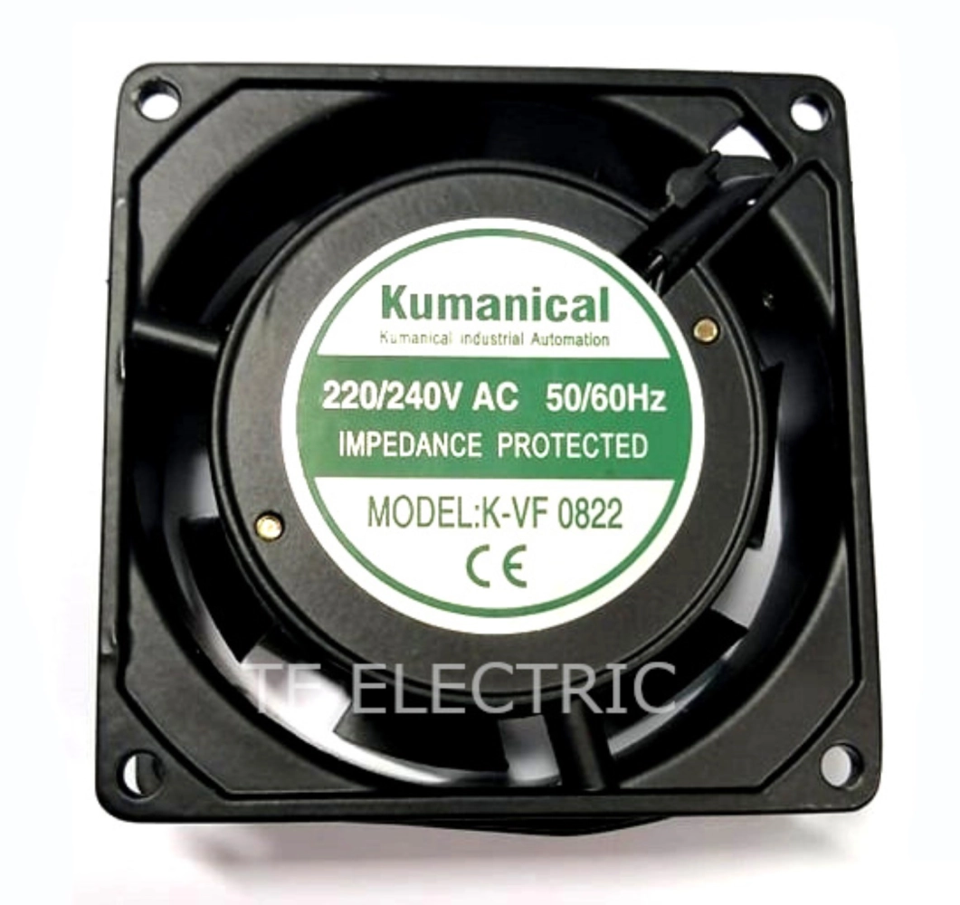 KUMANICAL 3" 12VDC / 24VDC / 240VAC VIDEO FAN 80 X 80 X 25mm COOLING FAN AXIAL FAN