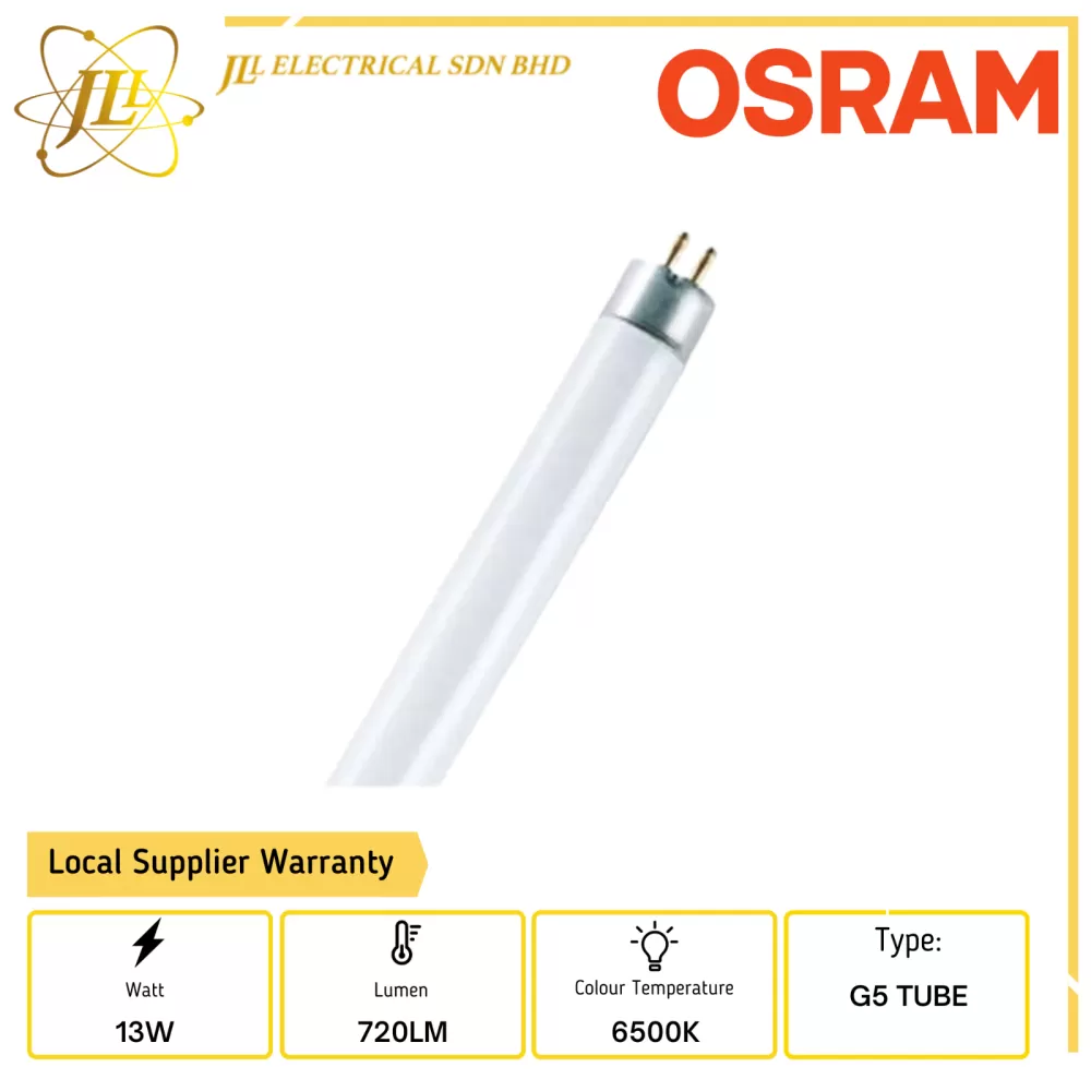 OSRAM L 13W 720LM 6500K G5 TUBE OSRAM OSRAM TUBE Kuala Lumpur (KL),  Selangor, Malaysia Supplier, Supply, Supplies, Distributor | JLL Electrical  Sdn Bhd