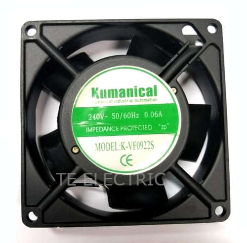 KUMANICAL 3 1/2" 240VAC VIDEO FAN 92 X 92 X 25mm COOLING FAN AXIAL FAN