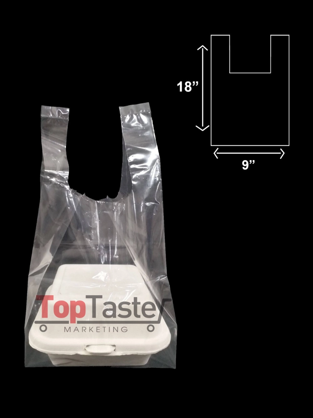  PP CARRY BAG 9*18 (500G/PKT)