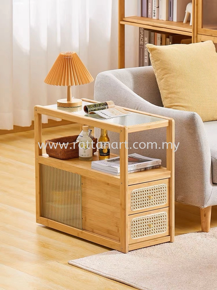 WOODEN TROLLEY/ MOVABLE COFFEE TABLE