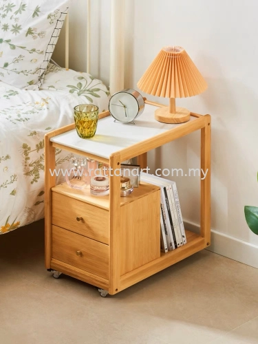 WOODEN TROLLEY/ MOVABLE COFFEE TABLE