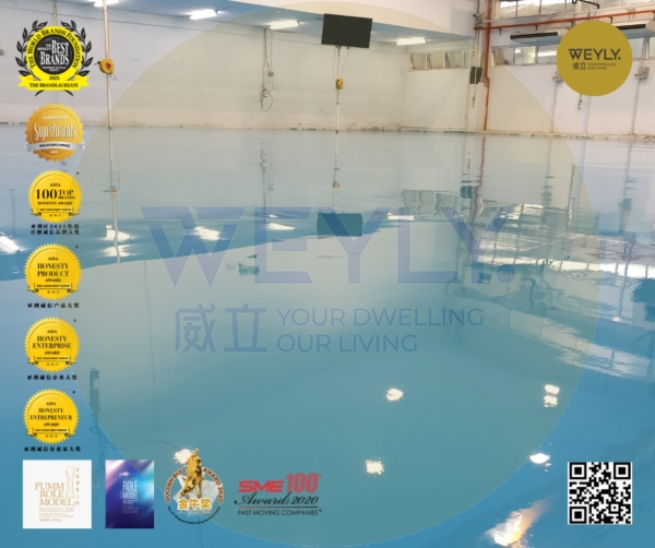  Self-Smoothing Epoxy Flooring SL Epoxy Self-Smoothing SL System Heavy Duty Industrial Floor Coatings Penang, Malaysia, Bukit Mertajam Services | WEYLY SDN BHD