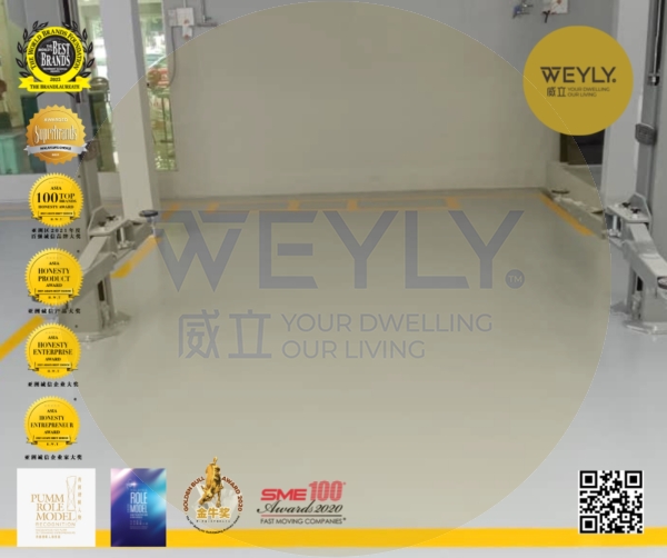  Polyurethane Screed MF Automotive Industries Polyurethane Screed MF  Self-Smoothing PU System Heavy Duty Industrial Floor Coatings Penang, Malaysia, Bukit Mertajam Services | WEYLY SDN BHD