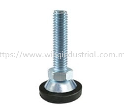 M12x50mm Adjustable outer leveling foot with 34mm anti-slip base (L-3D)