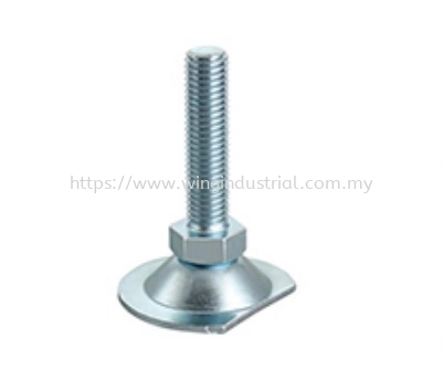 M12x50mm Screw Leveling Foot 50 mm Steel Base (L-4)