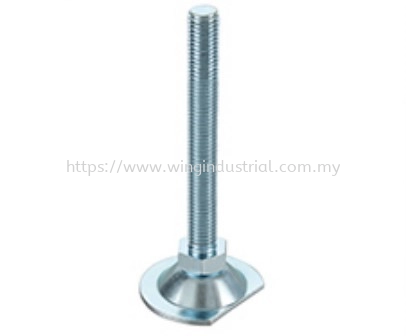 M12x100mm Screw Leveling Foot 50 mm Steel Base (L-4A)