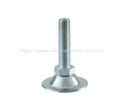 M12x50mm Screw Leveling Foot 50 mm Steel Base (L-4D)