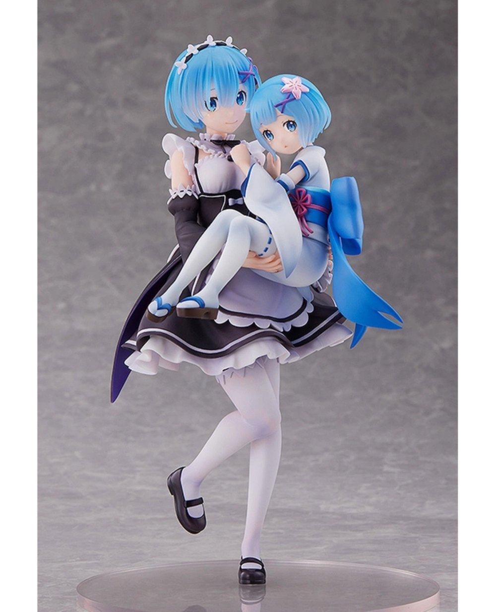 S-Fire Re:ZERO -Starting Life in Another World- Figure Rem & Childhood Rem