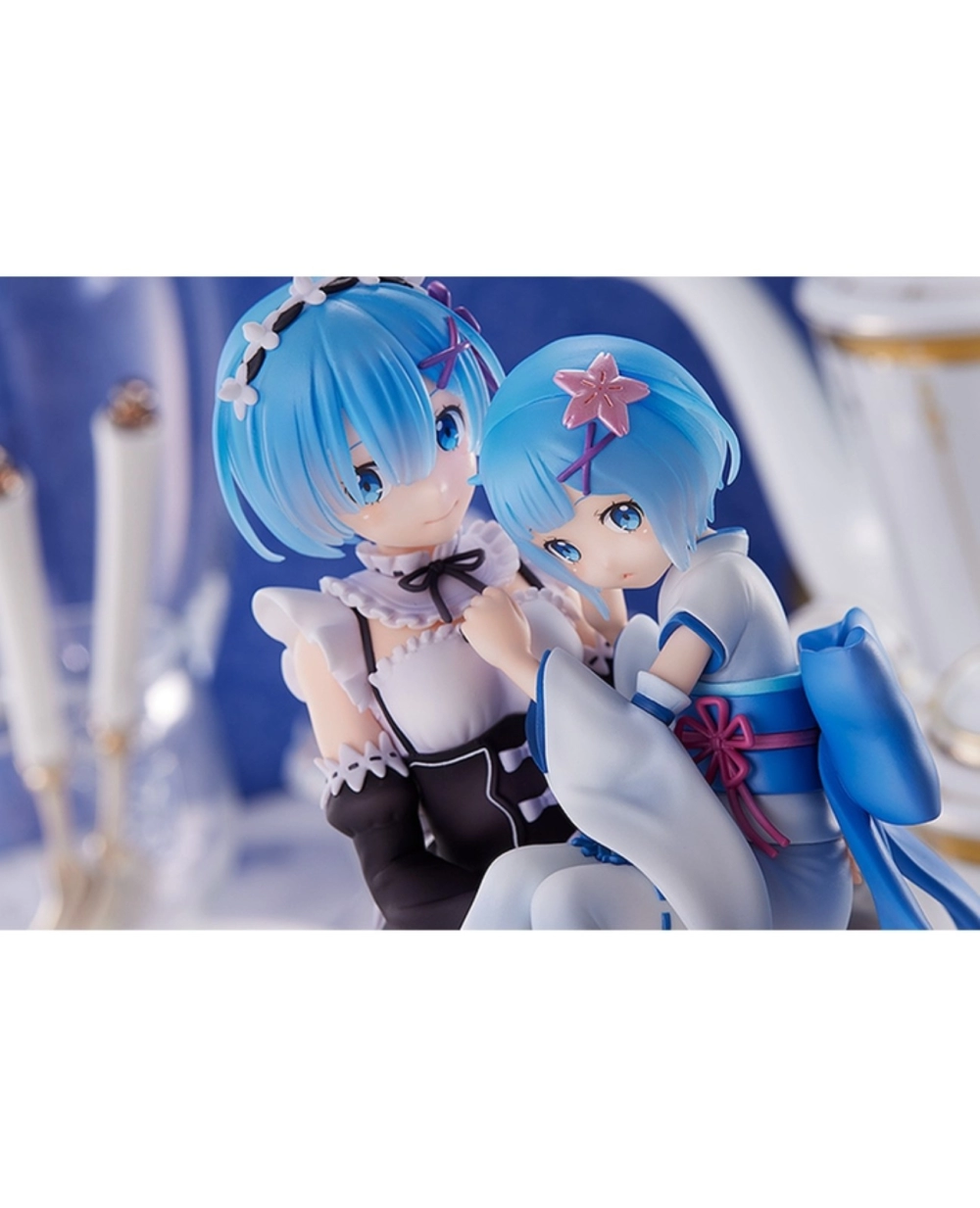 S-Fire Re:ZERO -Starting Life in Another World- Figure Rem & Childhood Rem