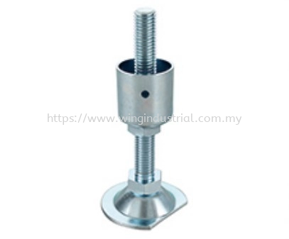 M12x100mm Adjustable Outer Foot 50mm Steel Base (L-4F)