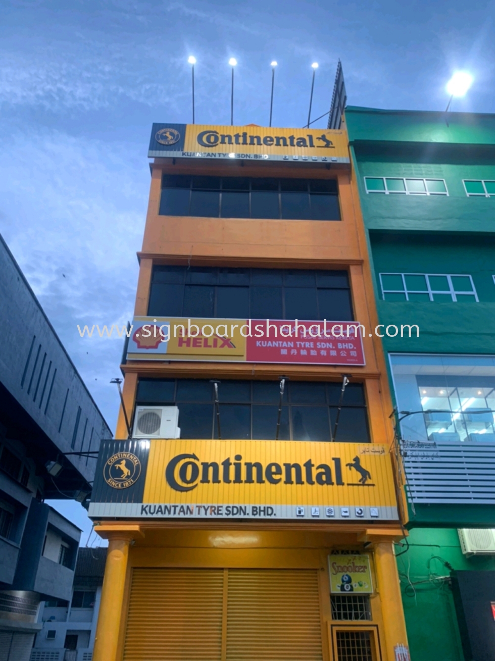 OWL Space Kuantan -Aluminium Panel Base With 3D Lettering Non LED 